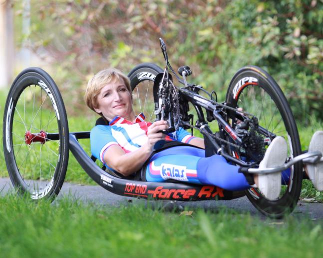 Katka Antošová handbiker 