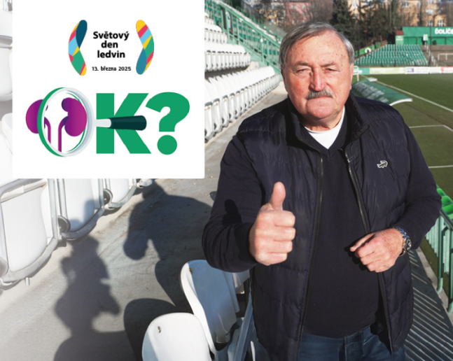 Antonín Panenka podporuje Svetový den ledvin