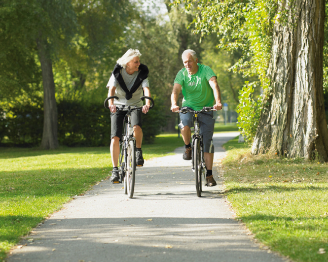 Cyklistika sport a pohyb u seniorů 