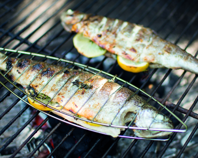 Grilovaný pstruh s bylinkami recept a ingredience 