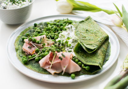 Špenátové palačinky recept a ingredience