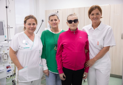 Pacientka Tereza s břišní dialýzou v Uherským Brodě