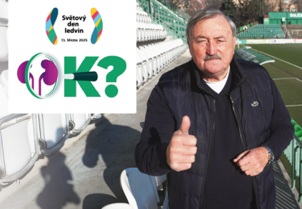Antonín Panenka podporuje Svetový den ledvin