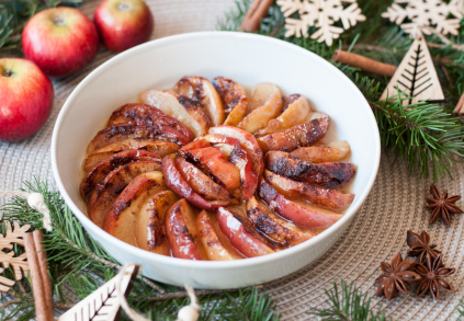 Pečená jablka se skořicí recept a ingredience