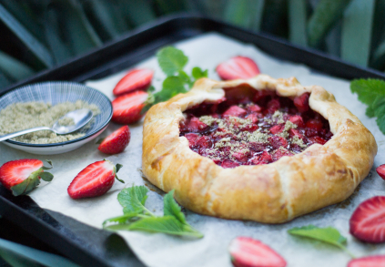 Jahodová galetka recept a ingredience