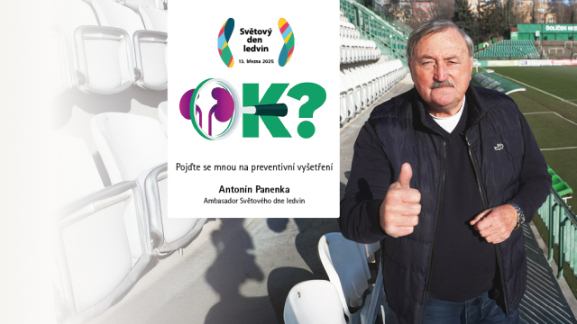 Světový den ledvin Antonín Panenka zve