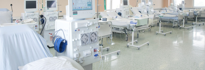 Dialyzační sál v Uherským Brodu