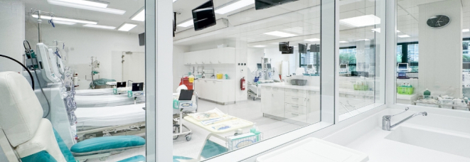 Dialyzační středisko Praha Ohradní interiér