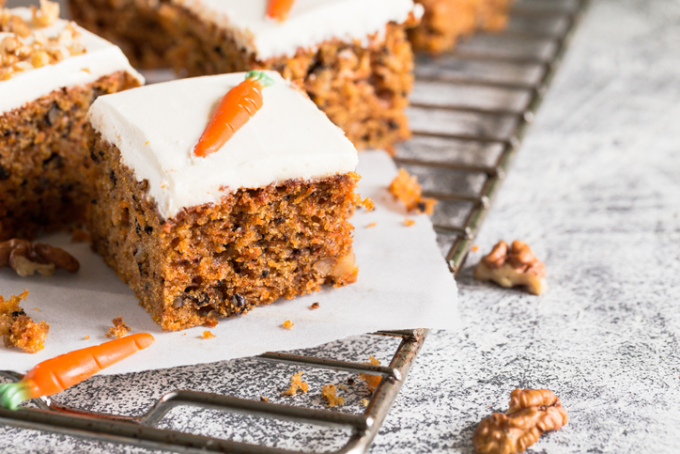 Příprava a recept na Carrot cake s krémem z Lučiny