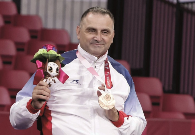 MArtin Ludrovský pingongový hráč na olympiáde